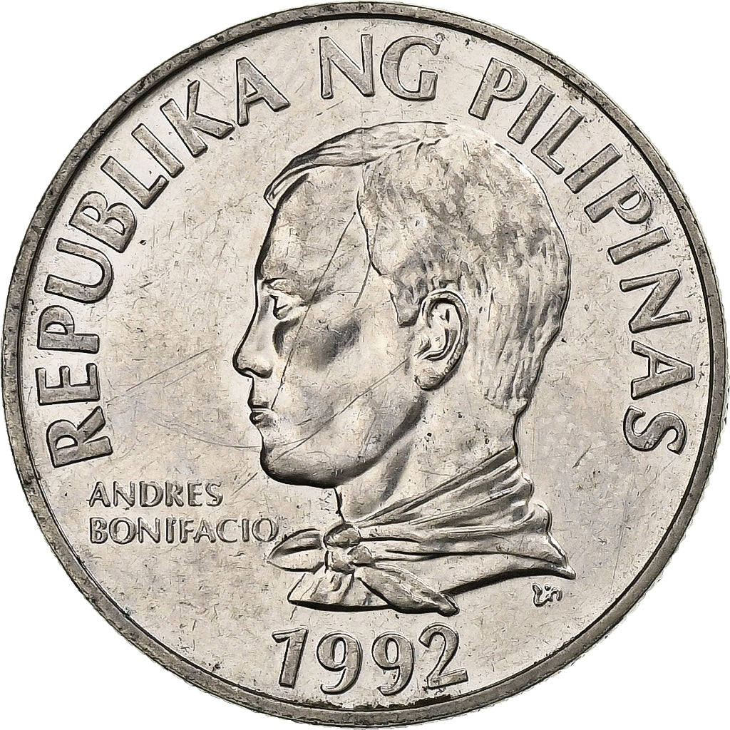 Philippines, 2 Piso, 1992, Acier inoxydable, SUP, KM:258