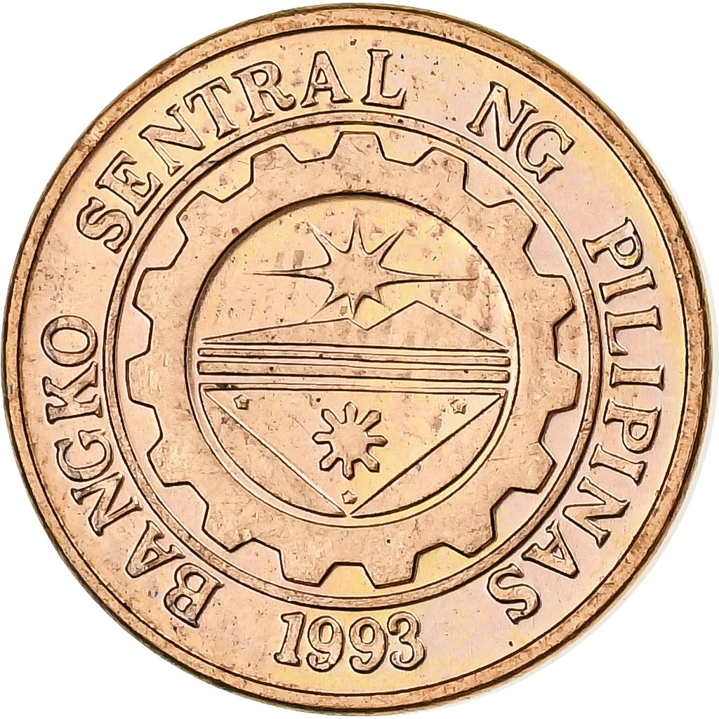 Filipinas, Sentimo, 1997, Cobre chapado en acero, EBC+, KM:273