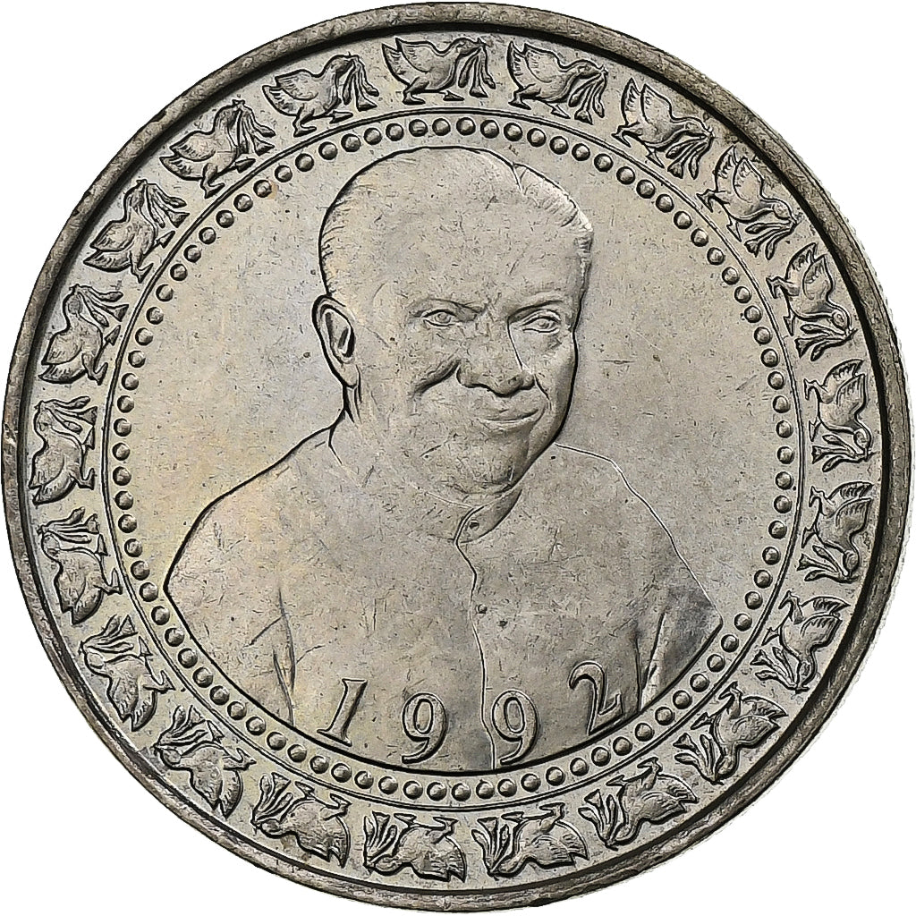 Sri Lanka, Rupee, 1992, Cobre-níquel, AU(55-58), KM:151