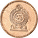Sri Lanka, 25 Cents, 2004, Níquel recubierto de acero, EBC, KM:141a