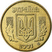 Ucraina, 10 Kopiyok, 2001, Kyiv, Alluminio-bronzo, SPL, KM:1.1b