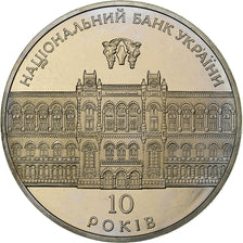 Ucraina, 5 Hryven, 2001, Rame-nichel-zinco, SPL, KM:129