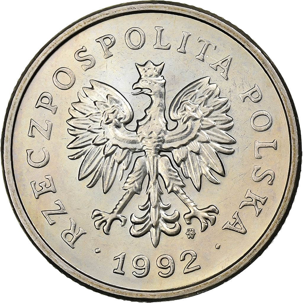 Polonia, Zloty, 1992, Warsaw, Rame-nichel, SPL-, KM:282
