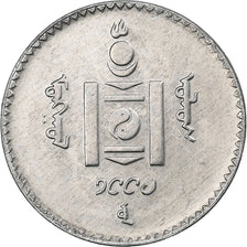 Mongólia, 20 Tugrik, 1994, Alumínio, MS(63), KM:122
