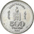 Mongolie, 500 Tugrik, 2001, Cupro-nickel, SUP, KM:195