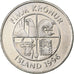 Islanda, 5 Kronur, 1996, Acciaio placcato nichel, BB, KM:28a