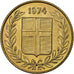 Iceland, 50 Aurar, 1974, Nickel-brass, MS(63), KM:17