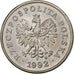 Poland, 20 Groszy, 1992, Warsaw, Copper-nickel, AU(55-58), KM:280