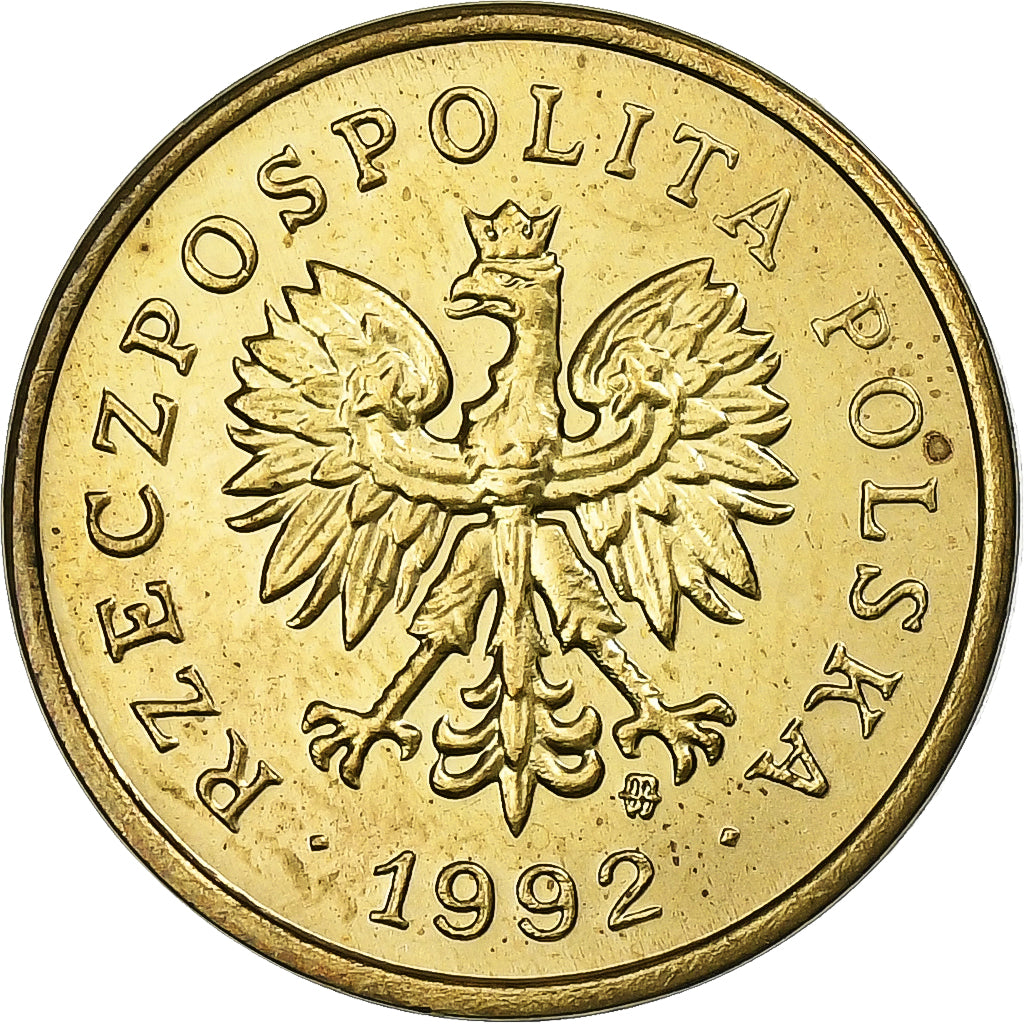 Polonia, 2 Grosze, 1992, Warsaw, Ottone, SPL-, KM:277