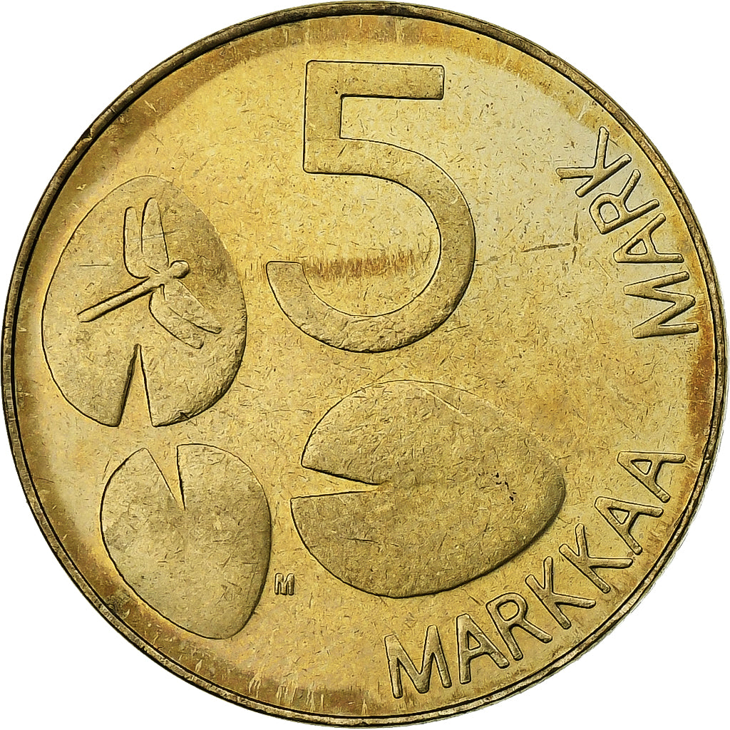Finlande, 5 Markkaa, 2001, Copper-Aluminum-Nickel, SUP, KM:73