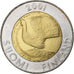 Finland, 10 Markkaa, 2001, Vantaa, Bi-Metallic, AU(50-53), KM:77