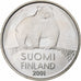 Finlande, 50 Penniä, 2001, Cupro-nickel, SPL, KM:66