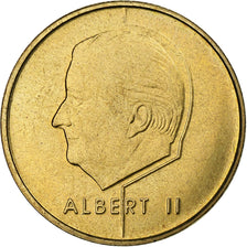 Belgium, Albert II, 5 Francs, 5 Frank, 2001, Brussels, Aluminum-Bronze