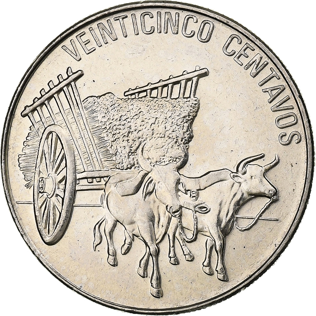 Dominicaanse Republiek, 25 Centavos, 1991, Nickel Clad Steel, UNC-, KM:71.1