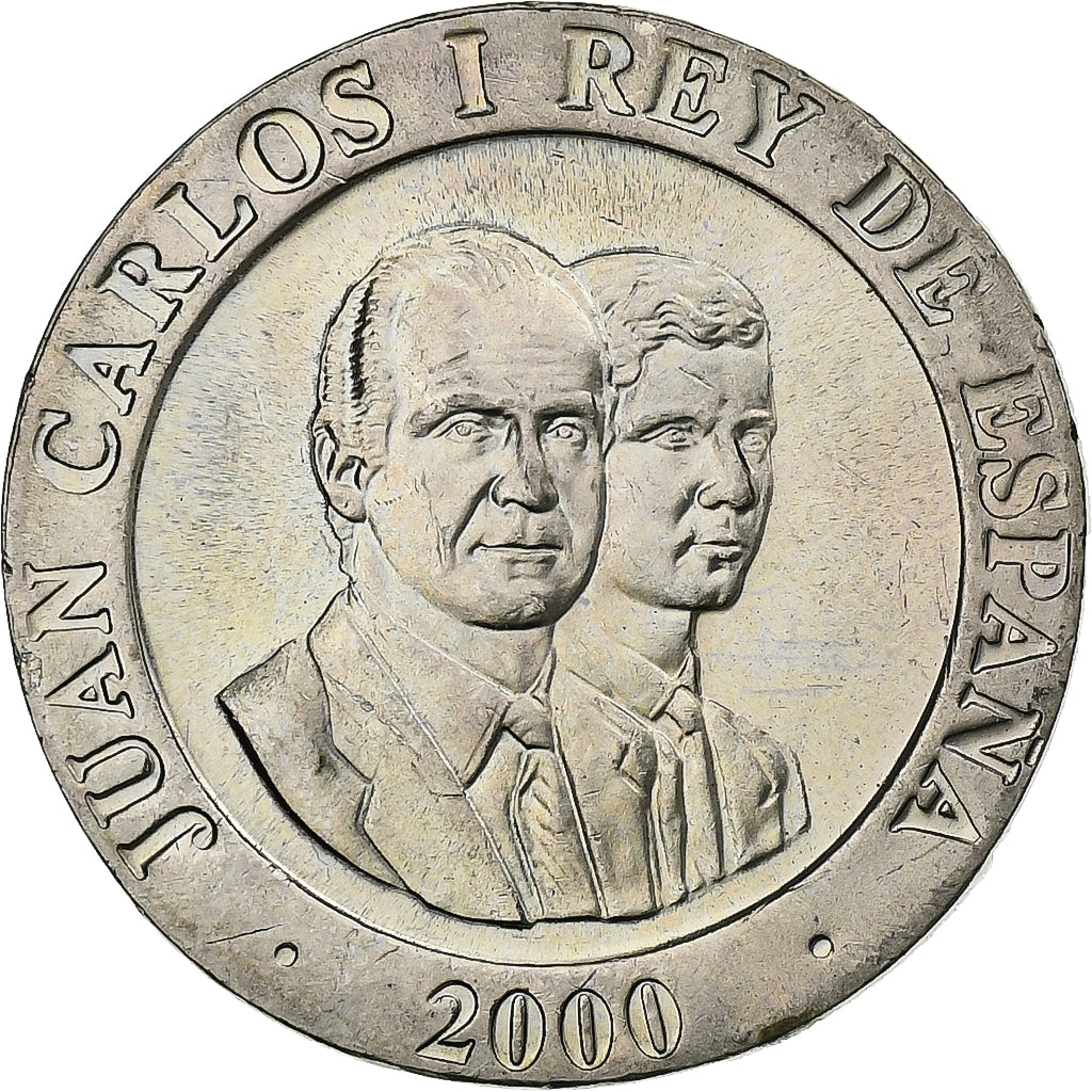 Espagne, Juan Carlos I, 200 Pesetas, 2000, Cupro-nickel, SUP, KM:992