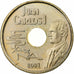 Spain, 25 Pesetas, 2001, Madrid, Aluminum-Bronze, MS(63), KM:1013