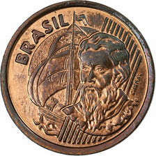 Brazil, Centavo, 1998, Copper Plated Steel, AU(55-58), KM:647