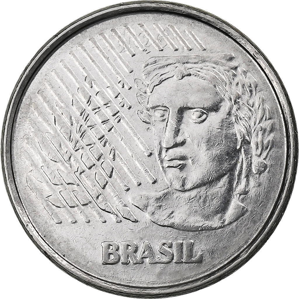 Brazil, Real, 1994, Stainless Steel, AU(55-58), KM:636