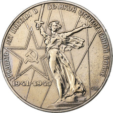 Russia, Rouble, 1975, Saint Petersburg, Maillechort, AU(55-58)