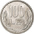 Roemenië, 100 Lei, 1992, Nickel plated steel, PR, KM:111