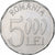 Roumanie, 5000 Lei, 2002, Bucharest, Aluminium, SUP, KM:158