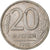 Russia, 20 Roubles, 1992, Saint Petersburg, Rame-nichel, BB, KM:314