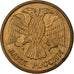 Russia, Rouble, 1992, Moscow, Acciaio ricoperto in ottone, BB, KM:311