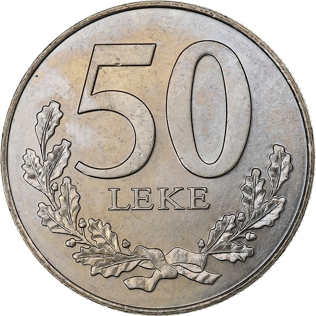 Albania, 50 Lekë, 1996, Rome, Copper-nickel, MS(60-62), KM:79