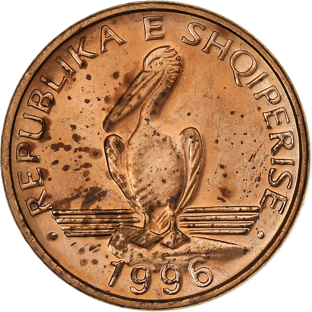 Albania, Lek, 1996, Rome, Bronze, AU(55-58), KM:75