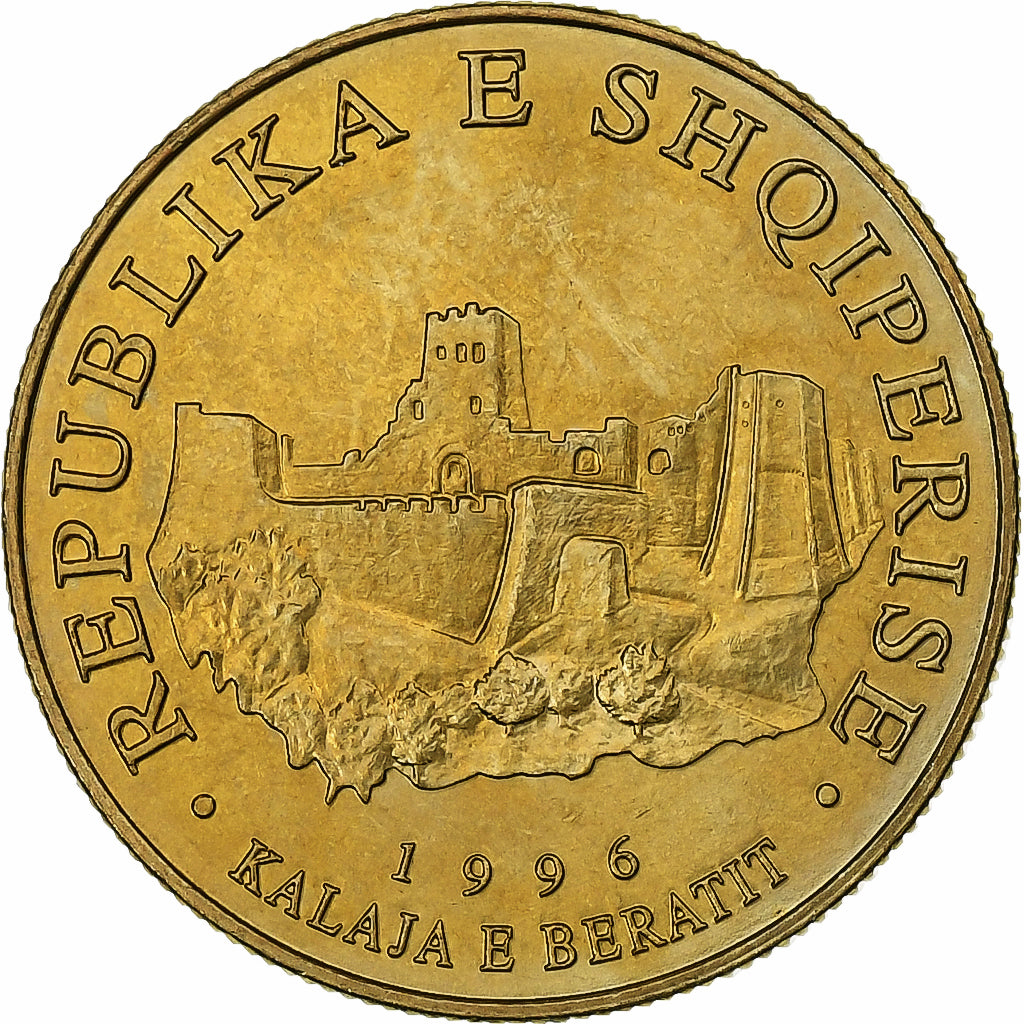 Albanie, 10 Lekë, 1996, Rome, Bronze-Aluminium, SUP, KM:77
