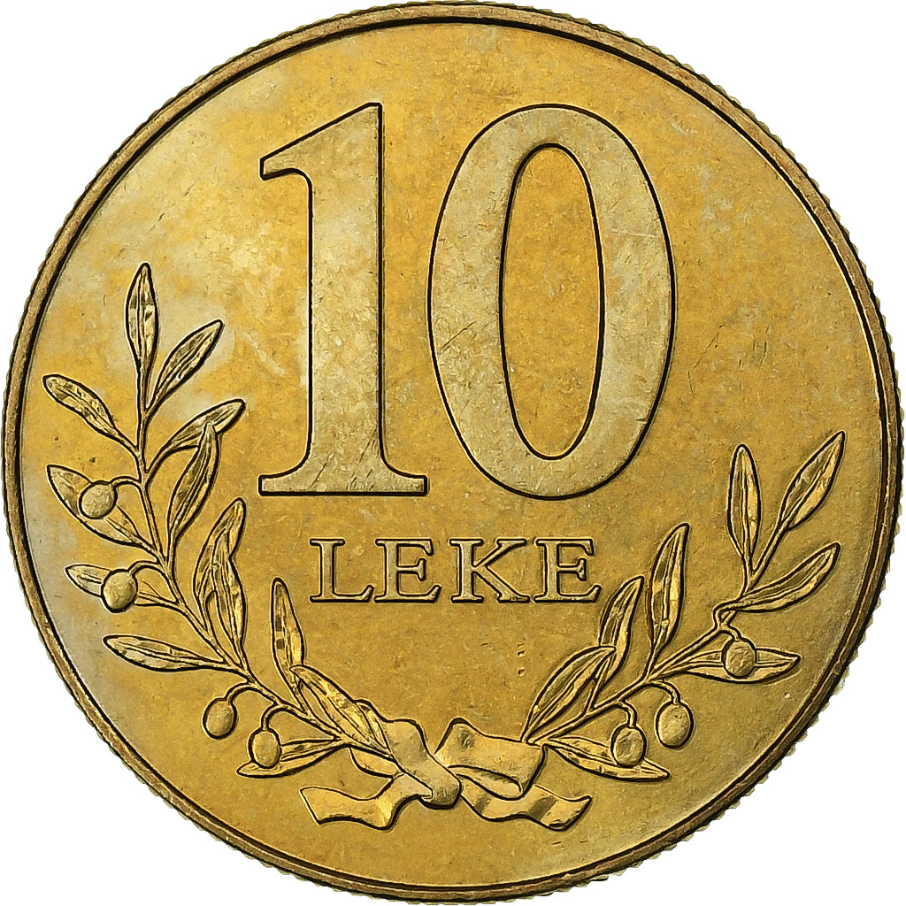 Albanie, 10 Lekë, 1996, Rome, Bronze-Aluminium, SUP, KM:77
