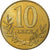 Albânia, 10 Lekë, 1996, Rome, Alumínio-Bronze, AU(55-58), KM:77