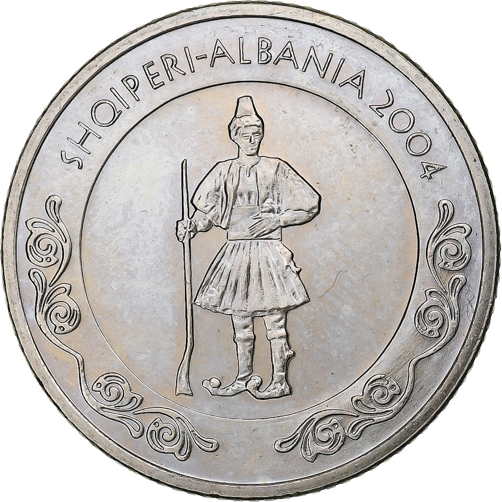 Albania, 50 Lekë, 2004, Copper-nickel, MS(63), KM:91