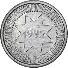 Azerbaijan, 10 Qapik, 1992, Aluminum, EF(40-45), KM:2