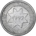 Azerbaigian, 10 Qapik, 1992, Alluminio, BB, KM:2