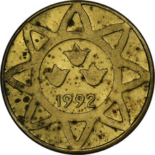 Azerbaijan, 5 Qapik, 1992, Aluminum, EF(40-45), KM:1a