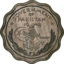 Pakistan, Anna, 1948, Copper-nickel, AU(55-58), KM:3