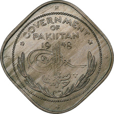 Pakistan, 2 Annas, 1948, Cupro-nickel, SUP, KM:4