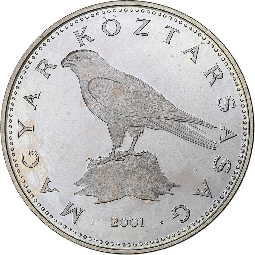 Ungheria, 50 Forint, 2001, Budapest, Rame-nichel, SPL, KM:697