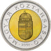 Hungary, 100 Forint, 2001, Budapest, Bi-Metallic, MS(63), KM:721