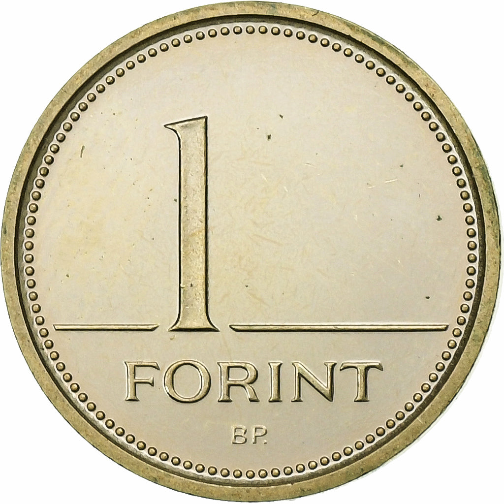 Hongarije, Forint, 2001, Budapest, Nickel-brass, UNC-, KM:692