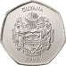 Guyana, 10 Dollars, 1996, Royal Mint, Nickel plated steel, AU(50-53), KM:52