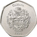 Guyana, 10 Dollars, 1996, Royal Mint, Nickel plated steel, AU(50-53), KM:52