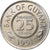 Gujana, 25 Cents, 1991, Miedź-Nikiel, AU(55-58), KM:34