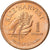 Gujana, Dollar, 2005, Royal Mint, Miedź platerowana stalą, AU(55-58), KM:50
