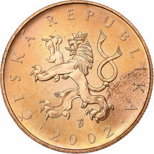 Czech Republic, 10 Korun, 2002, Acier plaqué cuivre, MS(63), KM:4