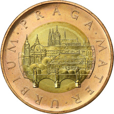 Czech Republic, 50 Korun, 2002, Bi-Metallic, MS(63), KM:1