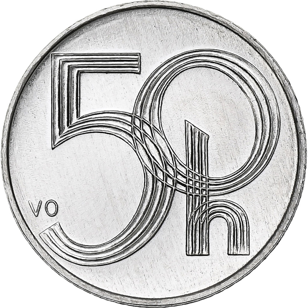 Tschechische Republik, 50 Haleru, 2002, Aluminium, VZ, KM:3.1