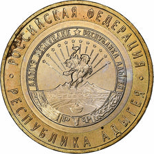 Russia, 10 Roubles, 2009, MS(63), Bi-Metallic, KM:987