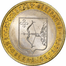 Russia, 10 Roubles, 2009, St. Petersburg, Bi-Metallic, MS(63), KM:997
